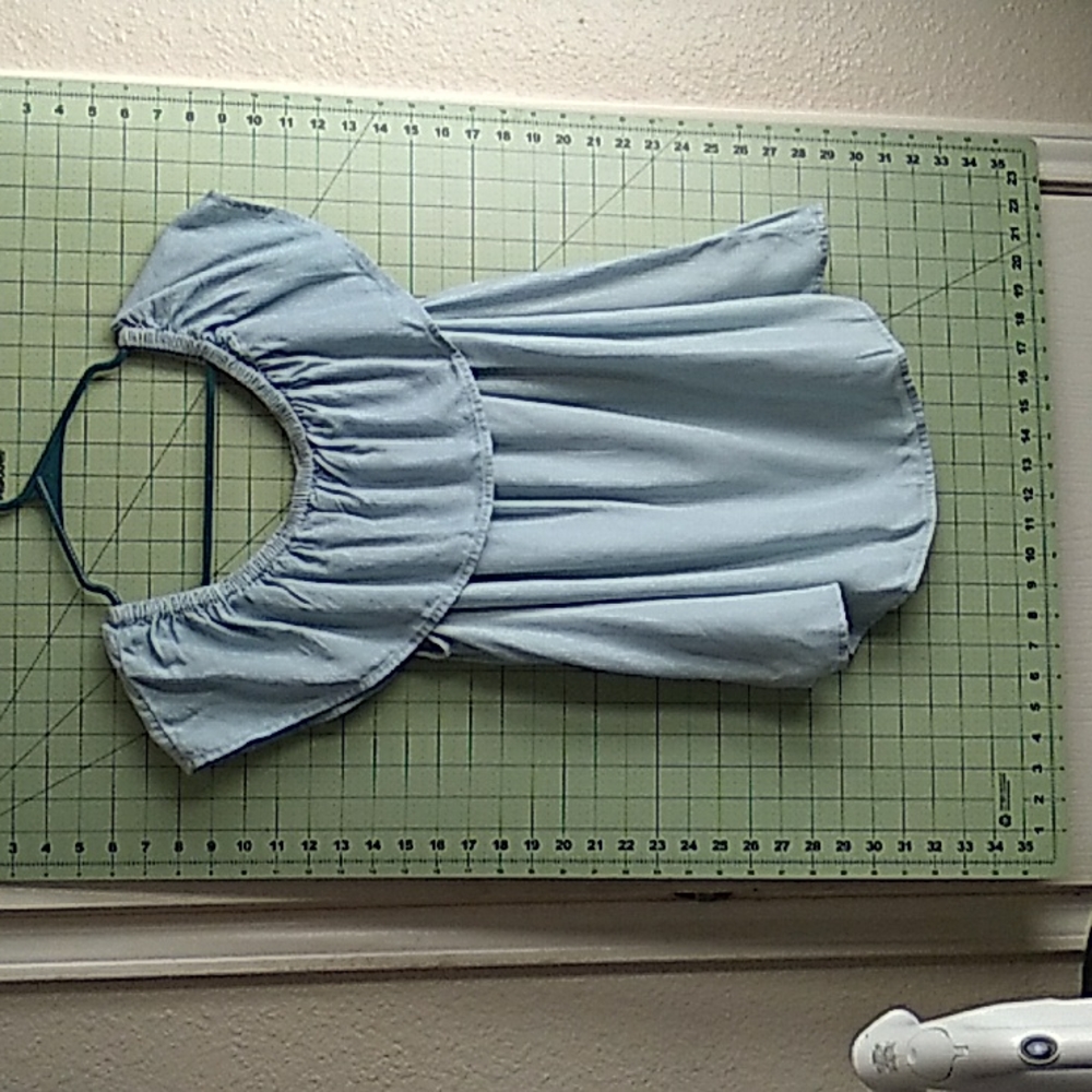 Tank top blouse Old Navy LG blue